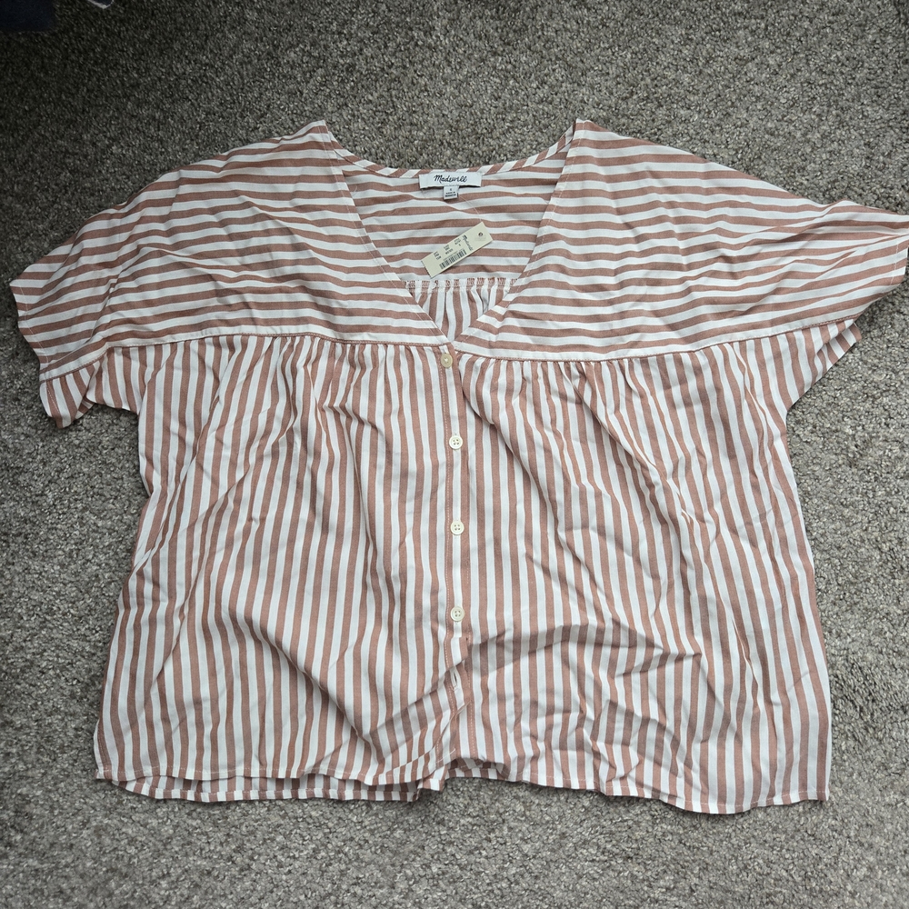 Madewell Striped Blouse